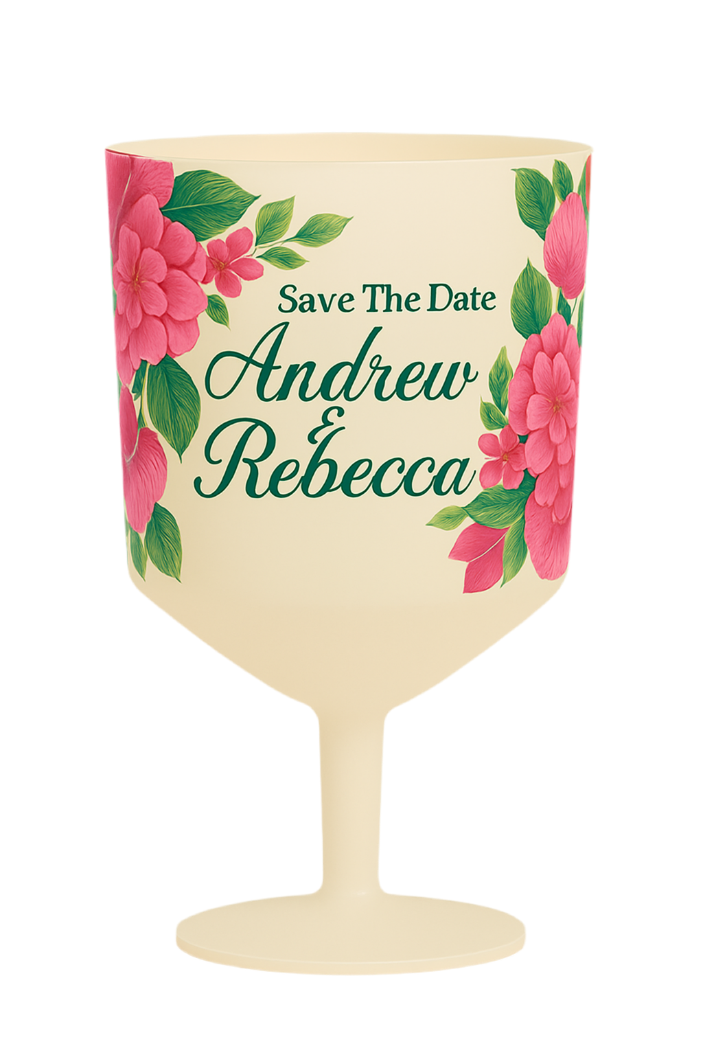Custom Printed Wine Glasses – Reusable Full Colour Plastic Event Cups Priority 21 Day