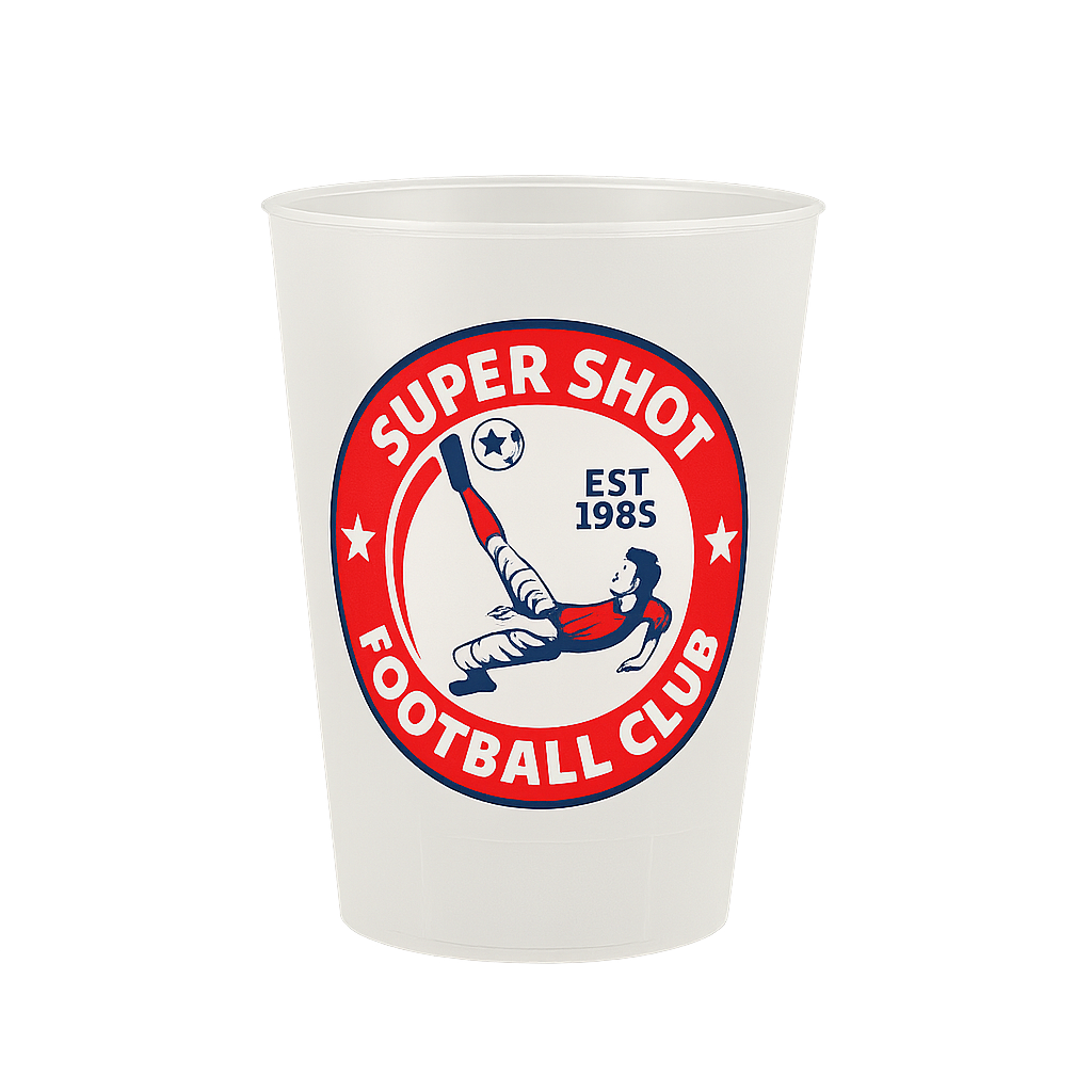Custom Printed Half Pint Cups – Reusable Full Colour IML Express 10 Day